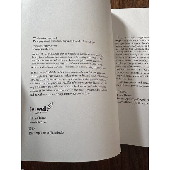 Wisdom From the Herd by Mitten Ryan,‎ Liz [Paperback] - Picture 3 of 5